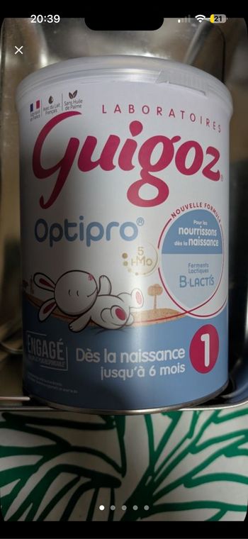 Lait Guigoz optipro relais 1