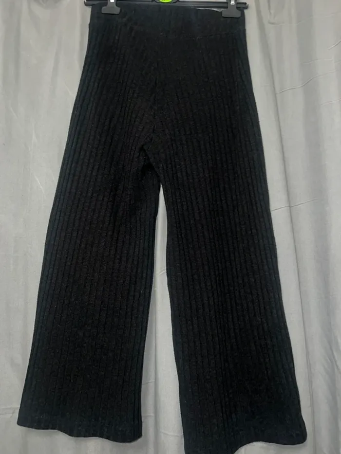 Pantalon noir pattes d’éléphant - photo numéro 2