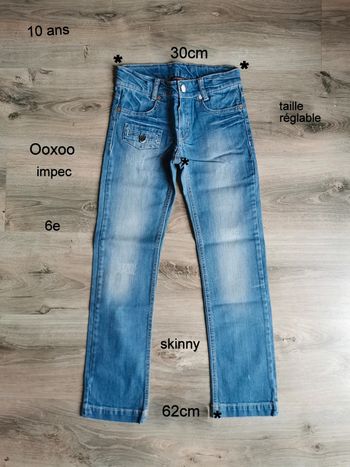 Jean skinny Ooxoo 10 ans impeccable