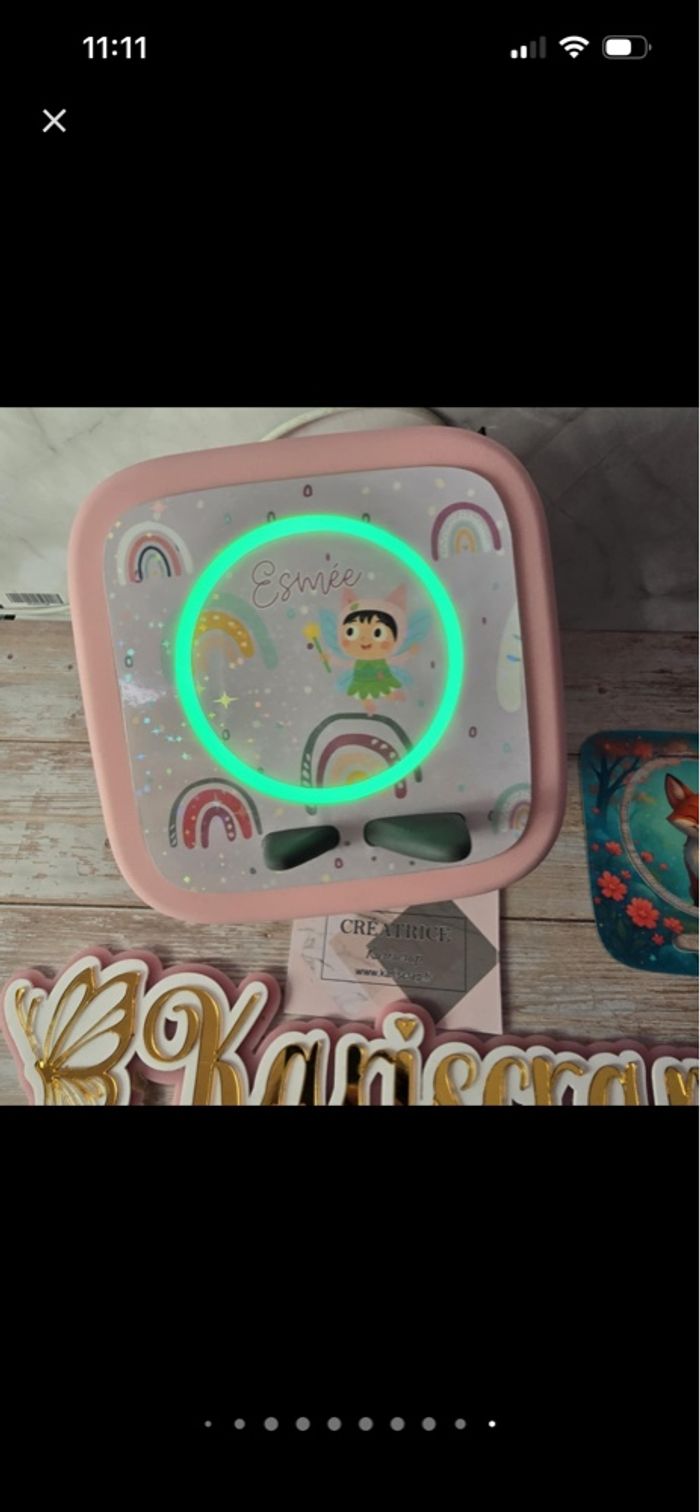 stickers fée arc en ciel