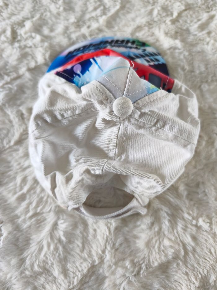 Casquette blanche flash McQueen Cars Disney taille 54 - photo numéro 2