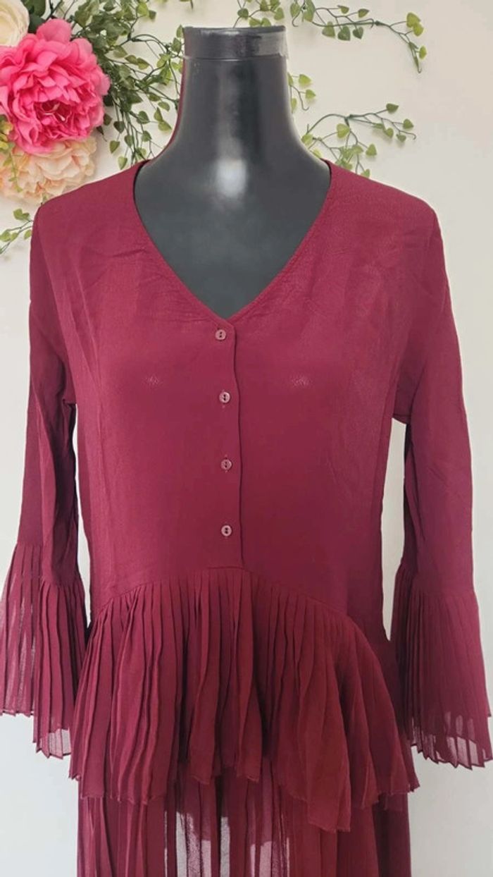 Robe à volants plissée 🎀 Taille S 🎀 - photo numéro 3