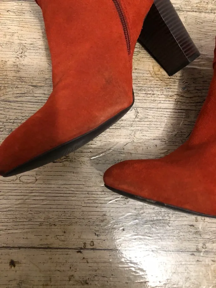Bottines orange Promod - photo numéro 5