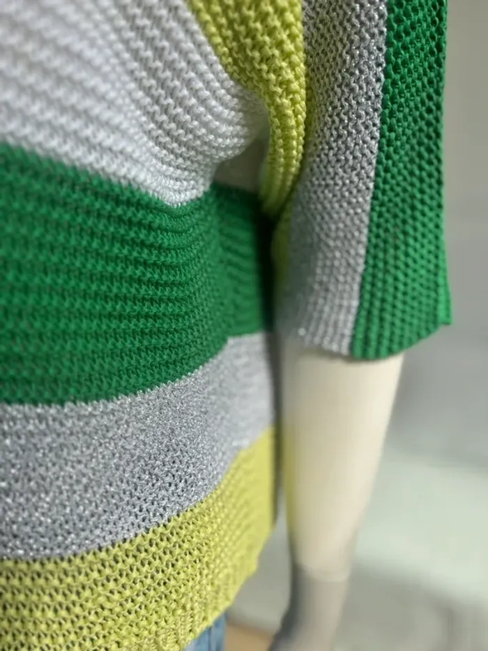 Pull ajouré grosse maille TU - photo numéro 4