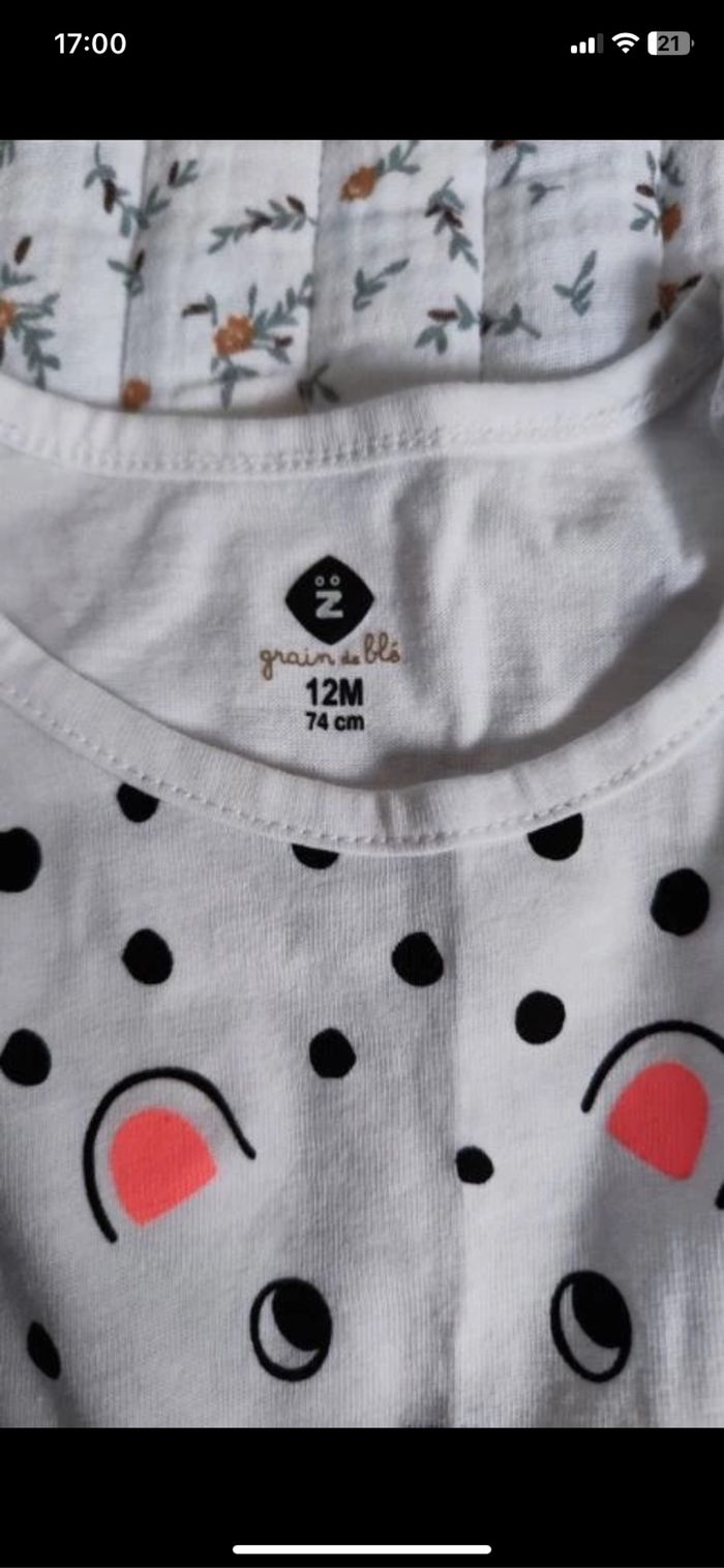 Lots de vêtement fille 12 mois - photo numéro 2