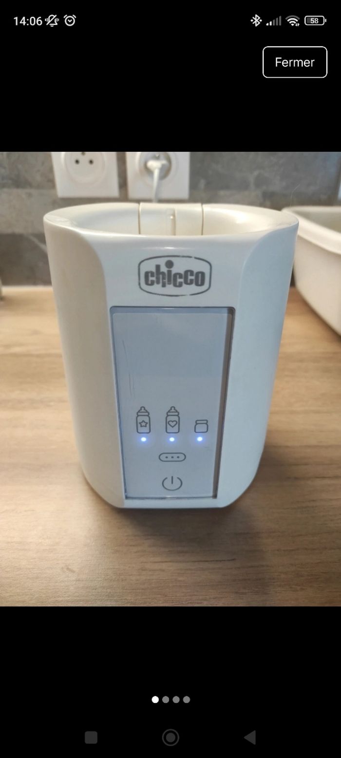 Chauffe biberon Chicco
