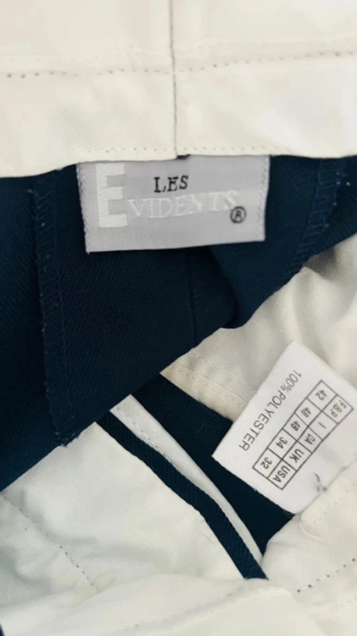 Pantalon de costume bleu Les Evidents - photo numéro 6