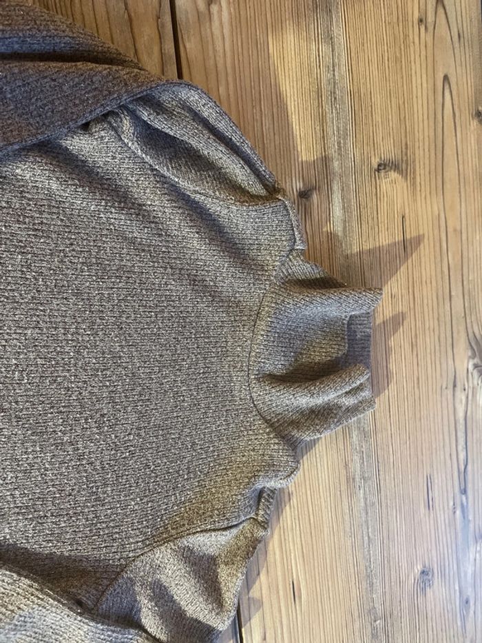 Pull col roulé à paillettes - photo numéro 4