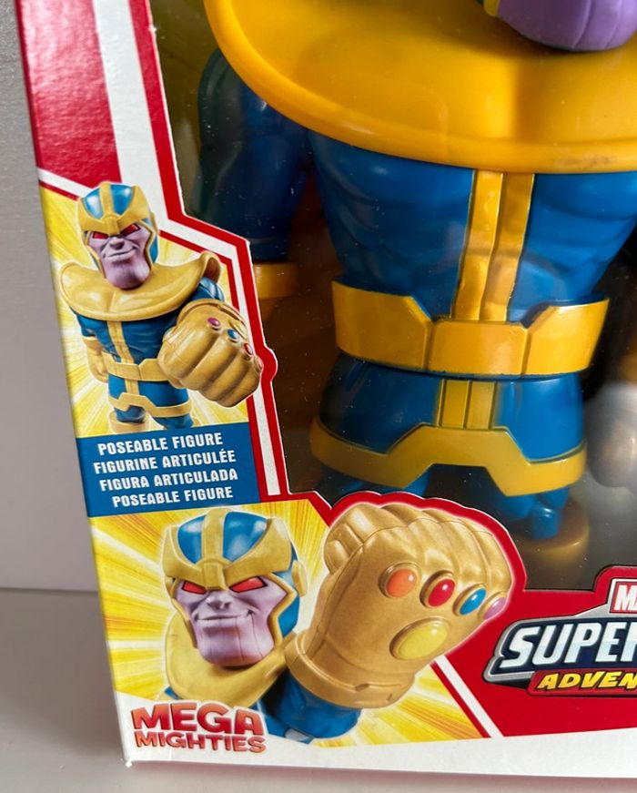 Avengers Marvel Super-Hero Adventures Figurine: Thanos ( Neuf sceller) - photo numéro 5