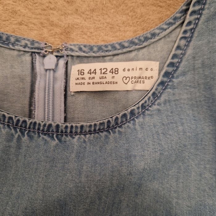 Robe Denim Souple Bleu Ciel, Taille 44 - photo numéro 4