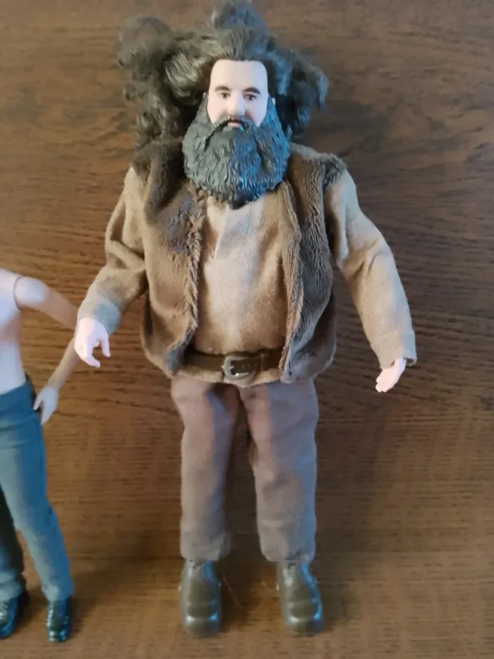 2 figurines harry potter et rubeus hagrid mattel - photo numéro 2