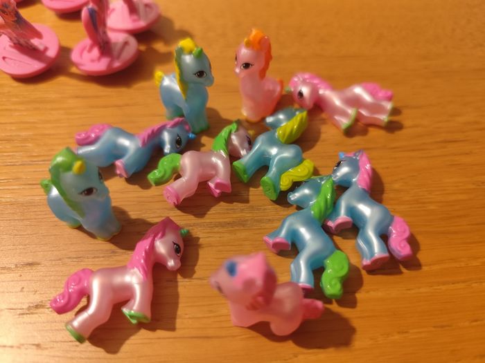 Lot petits jouets licornes poneys chevaux collection 22 pièces - photo numéro 5