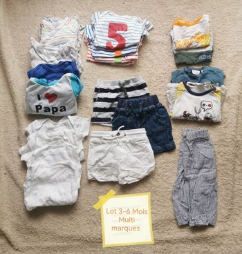 Lot de vêtements bébé 3-6mois