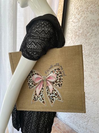 Sac de plage en toile de jute