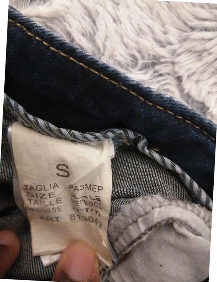 jeans skinny sans marque bleu taille S - photo numéro 3