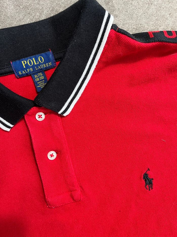 Polo Ralph Lauren | XL | rouge | noir - photo numéro 5