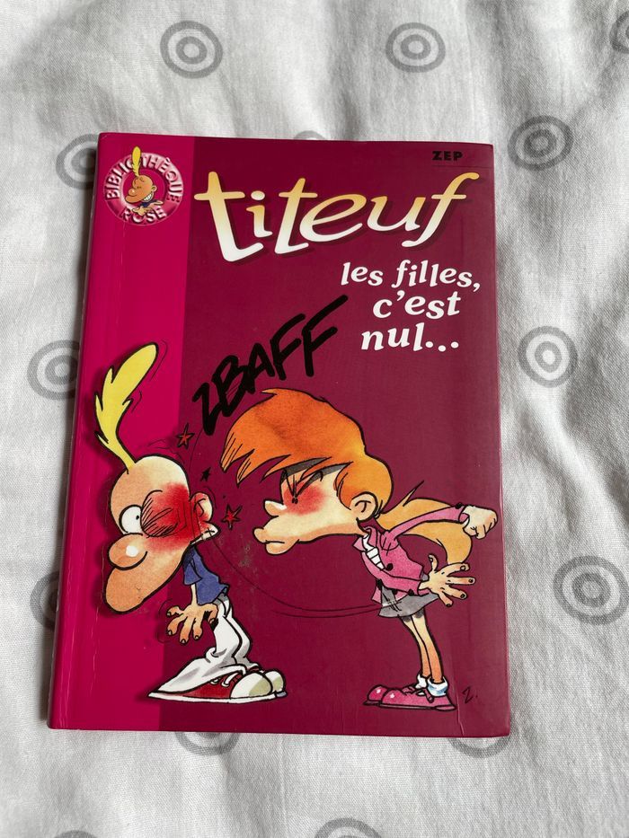 Livre titeuf les filles c’est nul…
