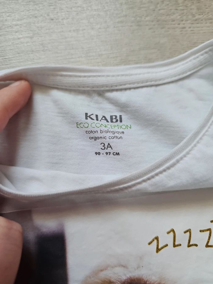 Tee shirt fille 3 ans kiabi chien - photo numéro 3