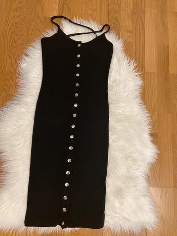 Robe côtelé noire