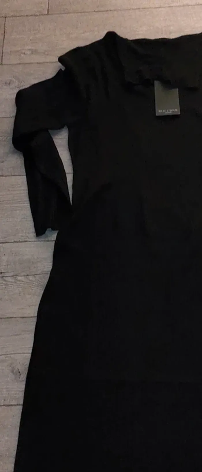 Robe pull noir - photo numéro 3