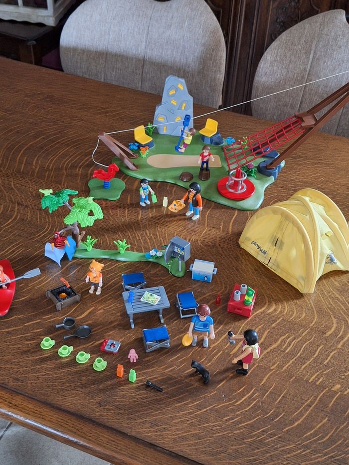 Playmobil camping + tyrolienne COMPLET 100 % - photo numéro 7