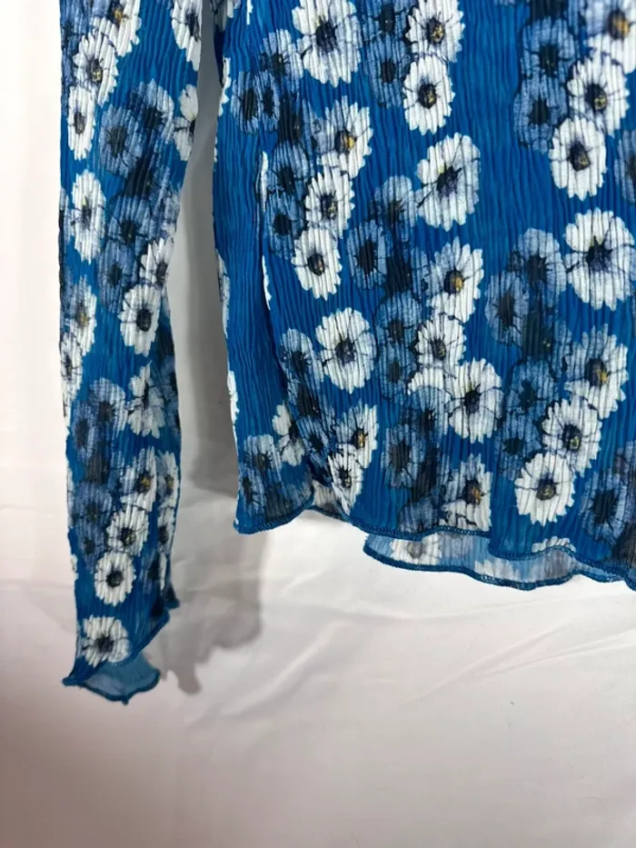T-shirt manche longue bleu AliExpress - photo numéro 4