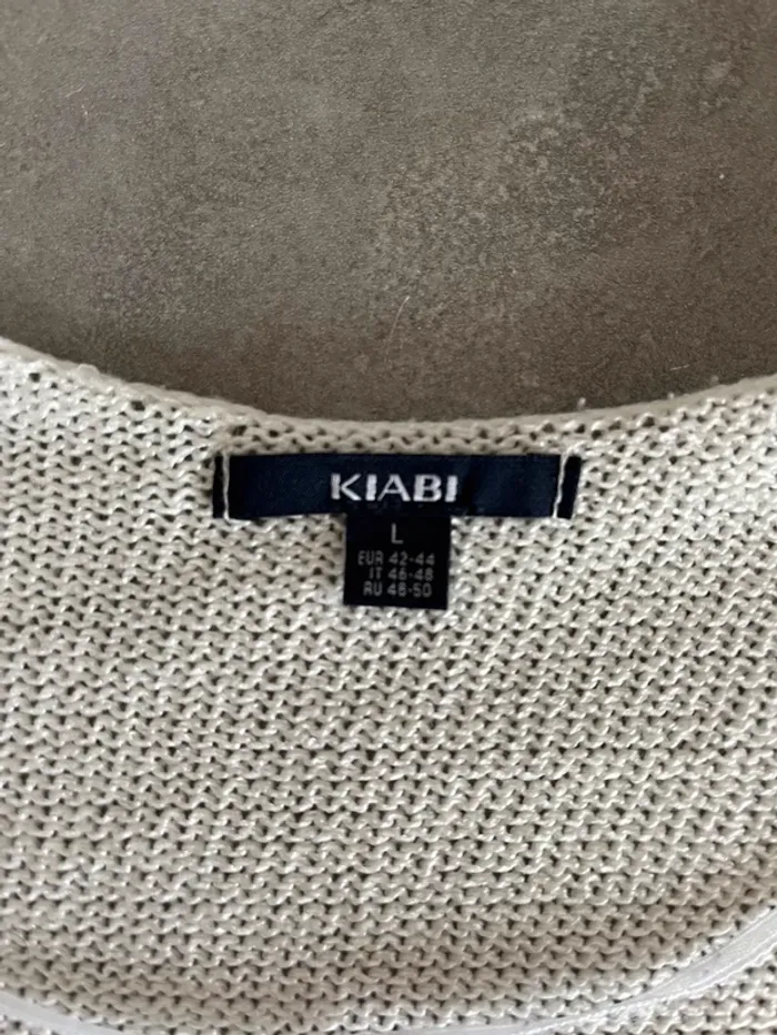 Pull femme Kiabi beige - photo numéro 4