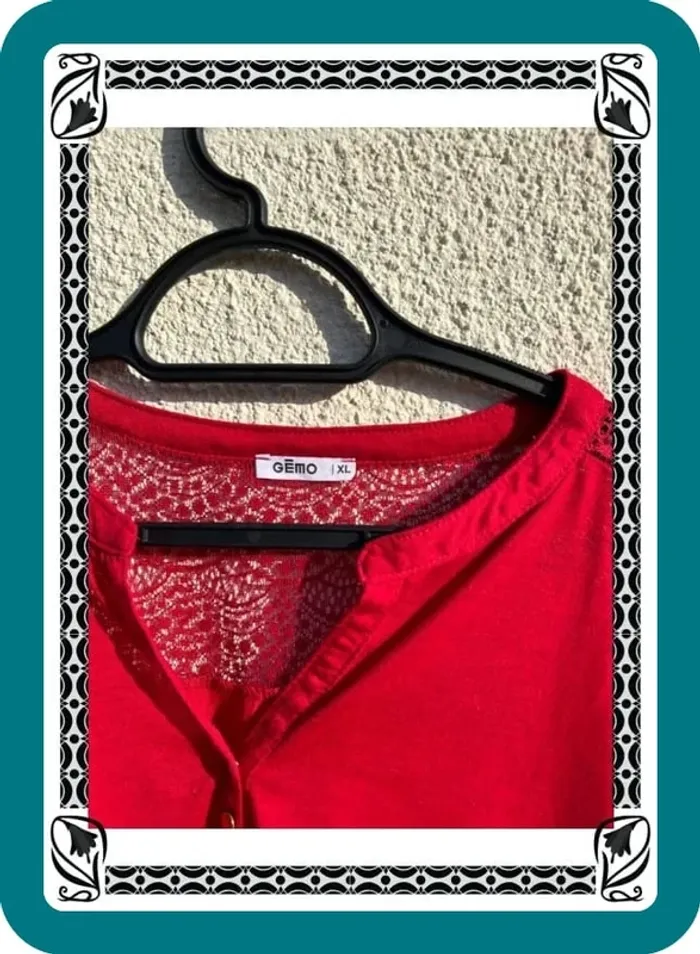 Chemise rouge - photo numéro 3