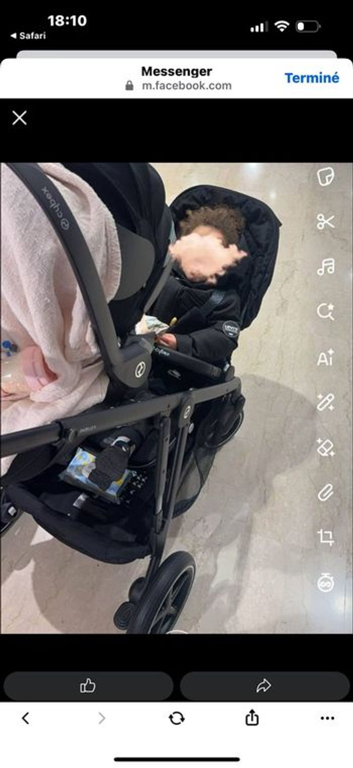 Poussette double cybex - photo numéro 4