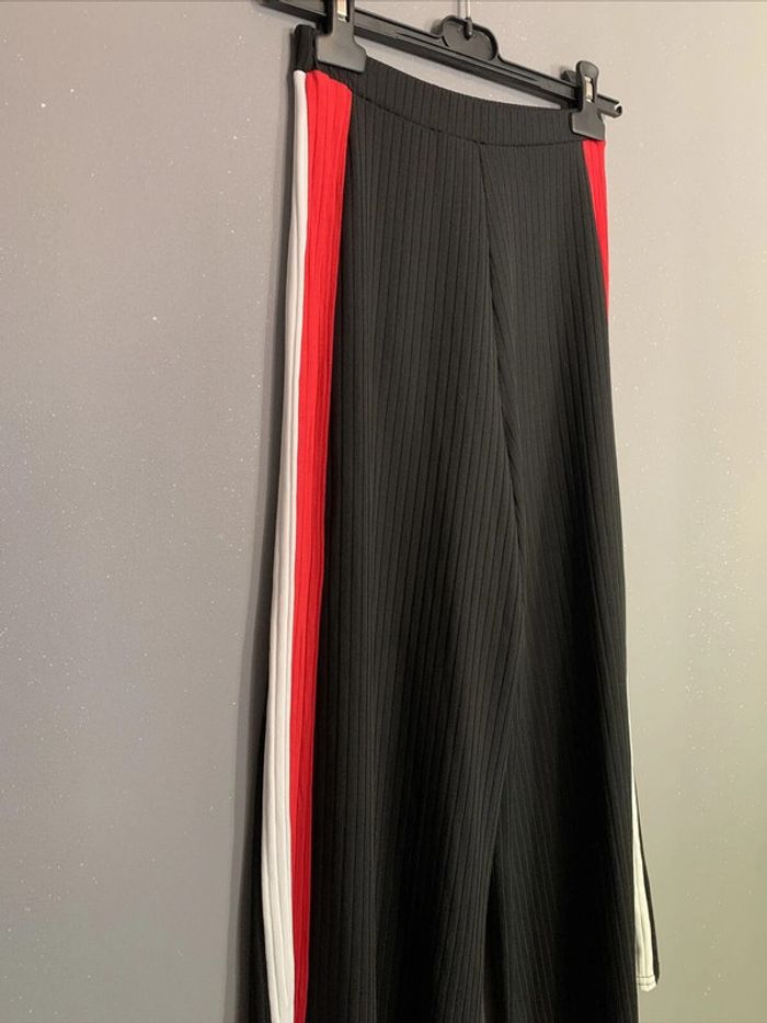 Pantalon Stretch À Bandes Pantacourt New Look T34 - photo numéro 2
