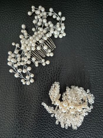 Pinces cheveux assorties robe de mariée