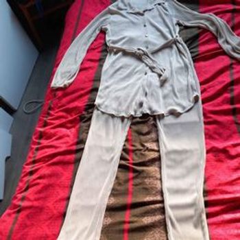 Pyjama 2 pieces beige