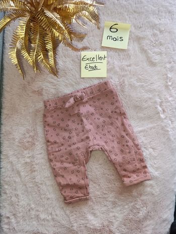 Pantalon style sarouel fleurs kiabi