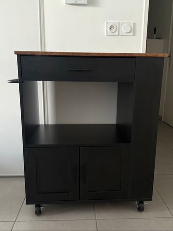 meuble de rangement à roulette pour cuisine