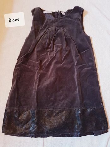 Robe velour okaïdi 8 ans