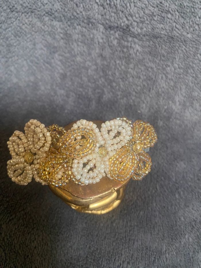 Vintage barrette à cheveux perles