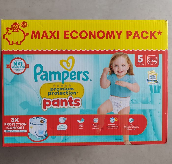 Couches Pampers premium pants