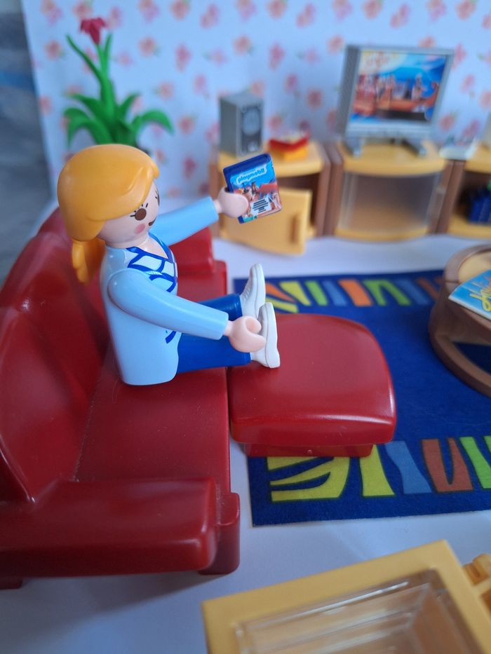 Figurines Playmobil le salon - photo numéro 4