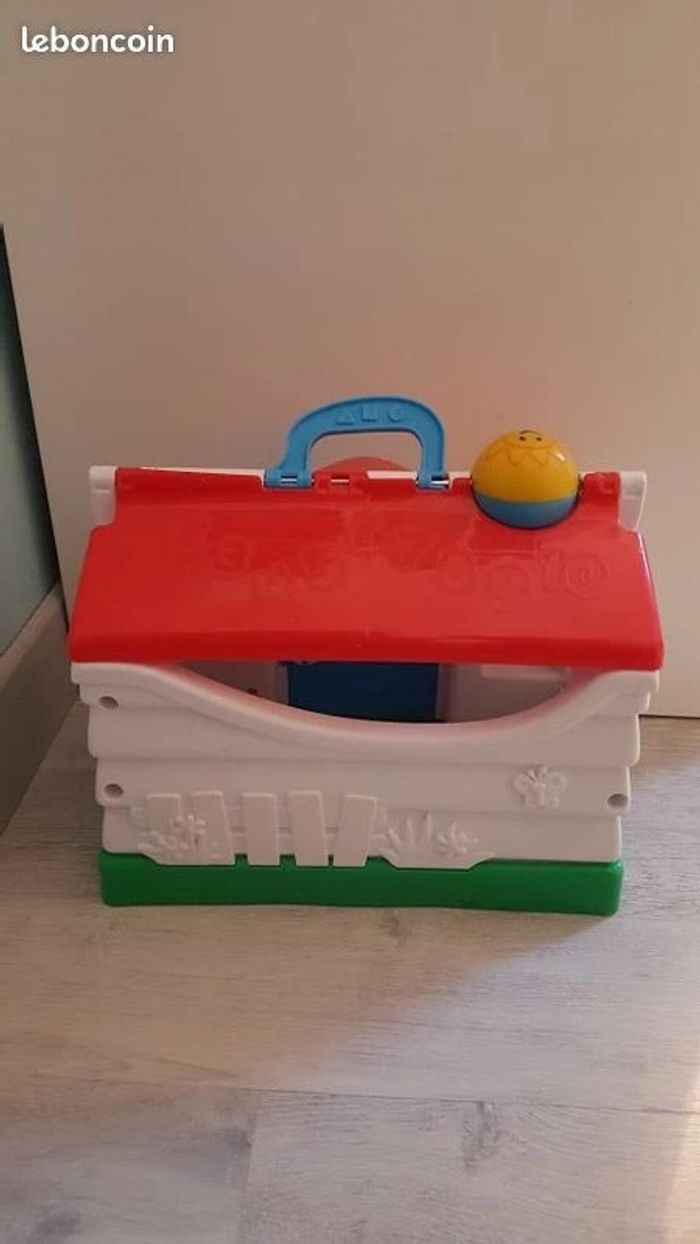 Maison musicale de Puppy Fisher Price avec chien et grenouille - photo numéro 2