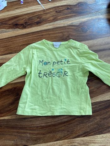 T-shirt manche longue 3 mois