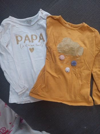 Lot t-shirt manche longue