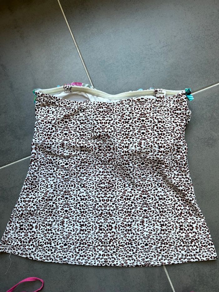 Ensemble maillot bain débardeur léopard et short femme - photo numéro 19