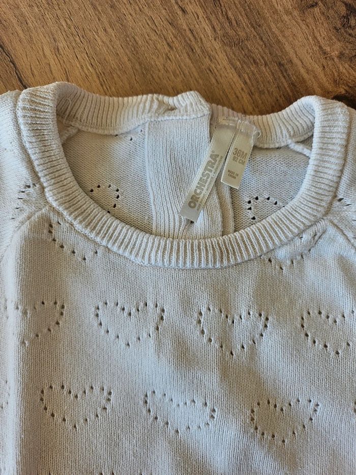 Pull blanc 36 mois - photo numéro 2