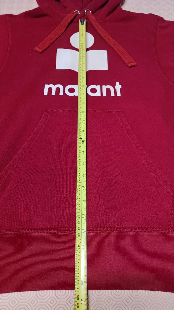 Sweat à capuche sans manche Isabel Marant 36 Rouge / Bordeaux - photo numéro 7