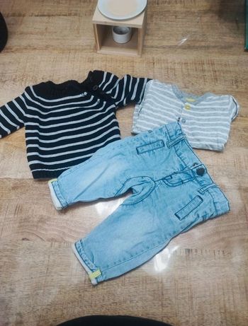 Ensemble garçons 1 mois