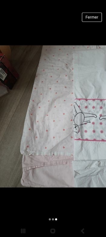 Lot de 2housses de couettes 120x60