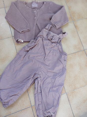 Salopette avec gilet