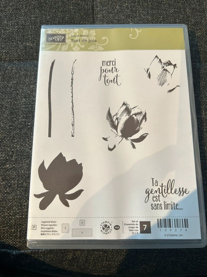 Tampons neufs tant de joie Stampin’up!