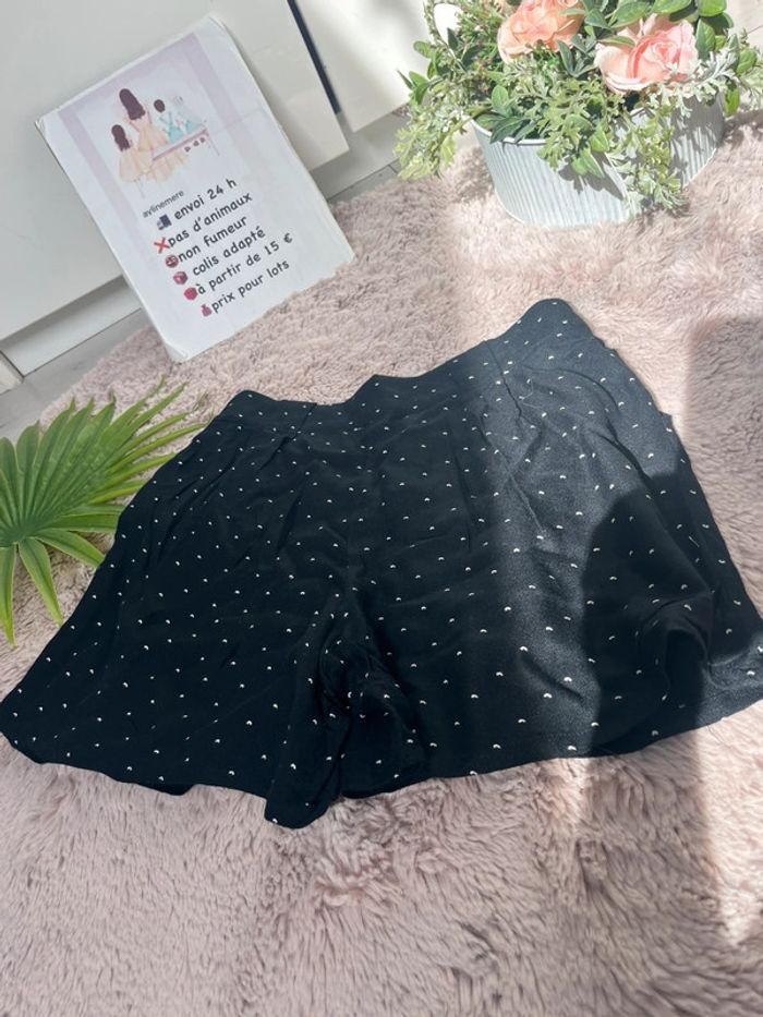 short imprimé petit cœur