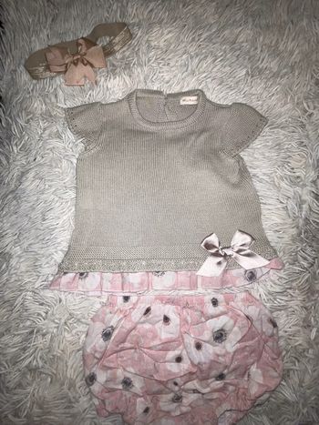 Ensemble Lola palacios 12 mois fleurs